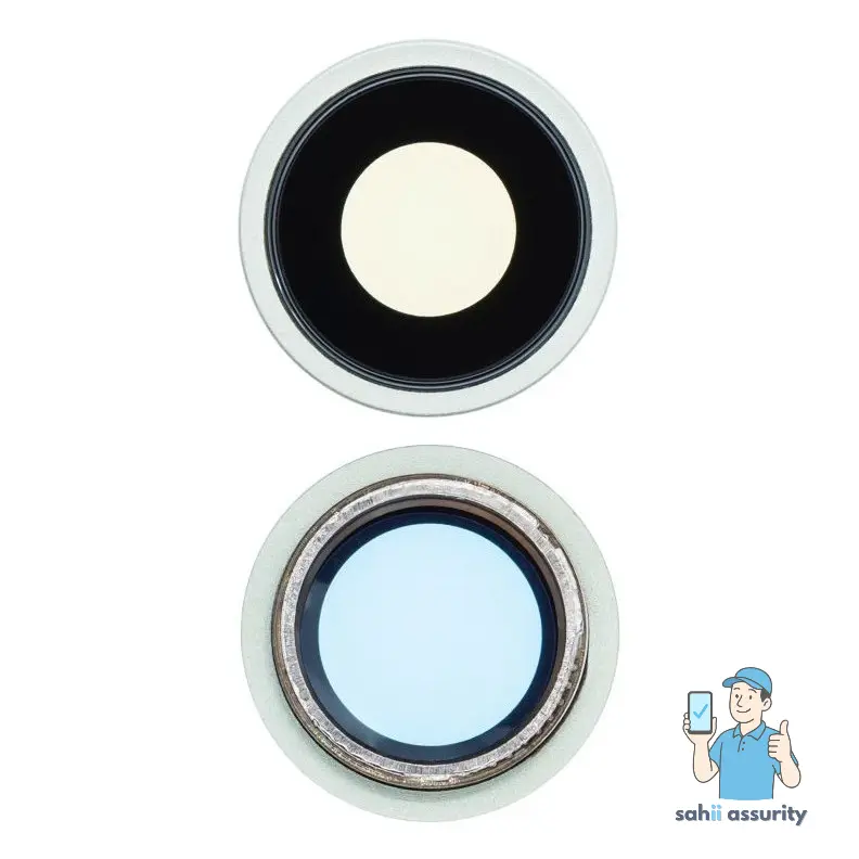 Camera Lens Glass with Frame for Apple iPhone 12 Green thumbnail